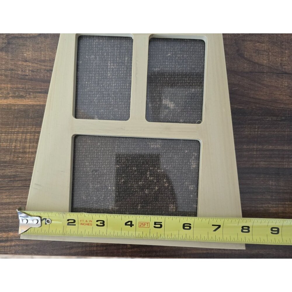 2 Beige Wooden Multi-Photo Slightly Distressed Frames Easel & Wall Mount Options - Picture 7 of 8